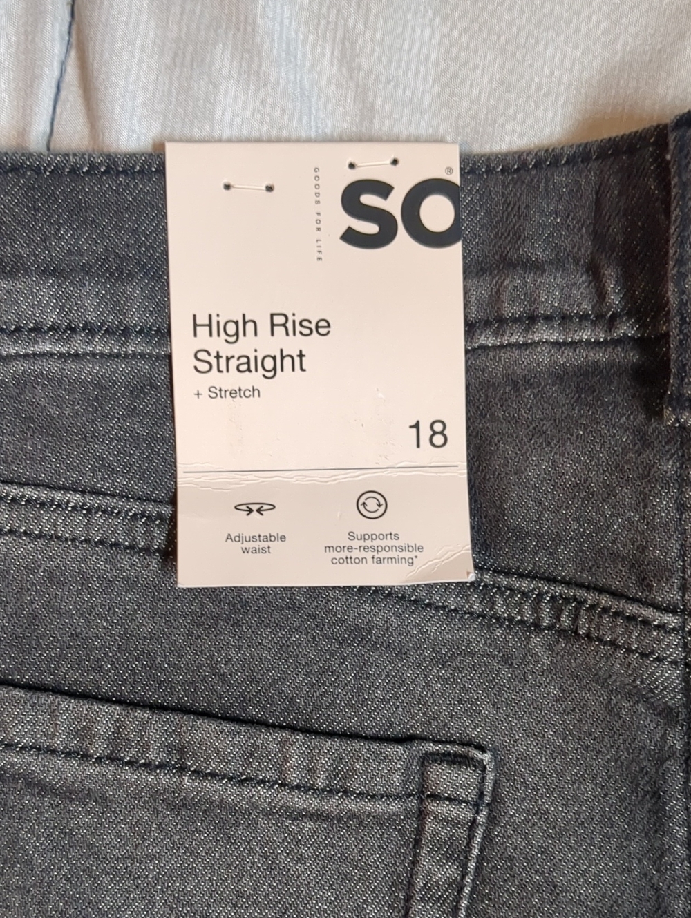 SO Girl's Black Straight Jeans with Stud Accents - Picture 2 of 16